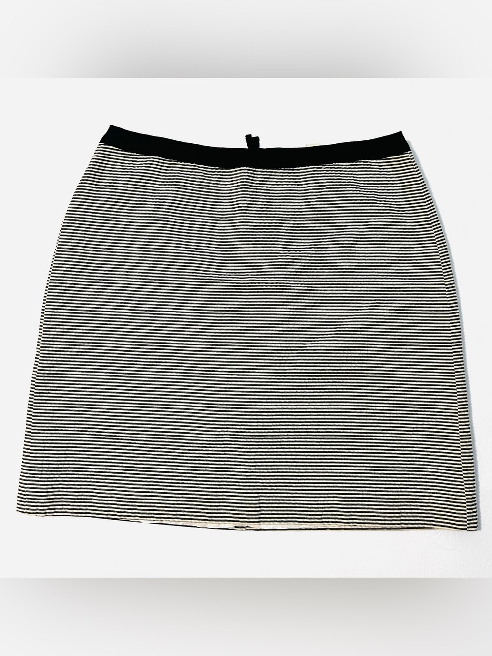 LOFT Black & White Striped Skirt size 4